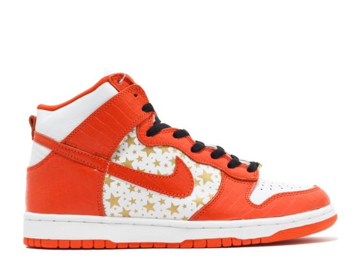 Nike Supreme X Dunk High Pro Sb - Orange