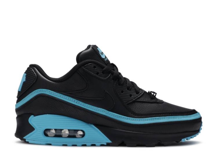 Nike Undefeated X Air Max 90 - Black Blue Fury