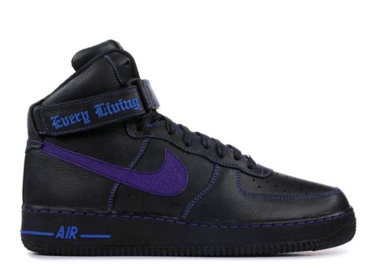 Nike Vlone X Air Force 1 High - Purple Swoosh Sample