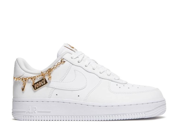 Nike Wmns Air Force 1 07 Lx - Lucky Charms White/Metallicgold/Flatgold