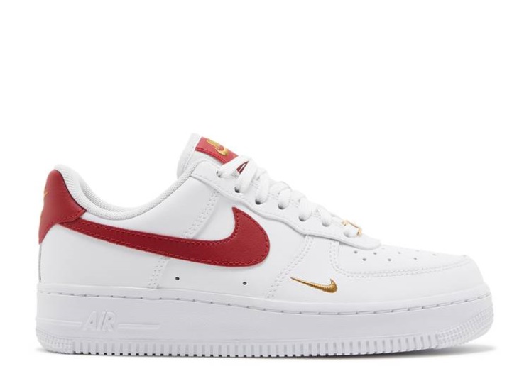 Nike Wmns Air Force 1 Essential Low - White Gym Red