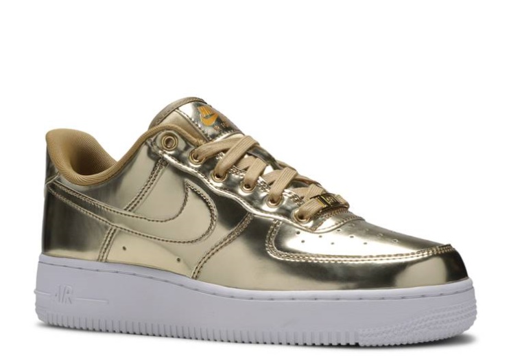 Nike Wmns Air Force 1 Sp - Liquid Metal Gold/White/Club Gold