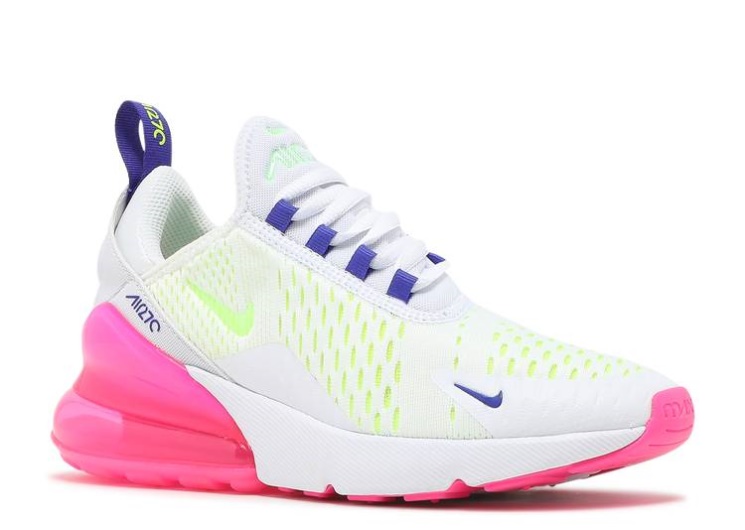 Nike Wmns Air Max 270 - White Pink Blast Volt