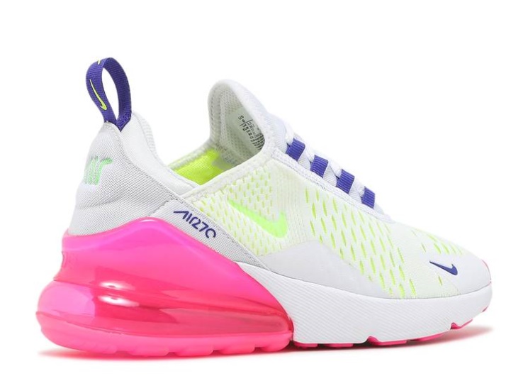 Nike Wmns Air Max 270 - White Pink Blast Volt