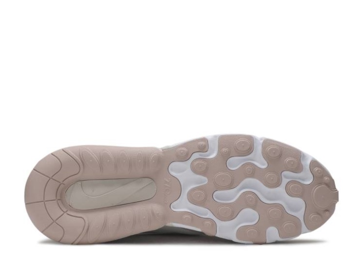 Nike Wmns Air Max 270 React - Summit White Orewood Brown