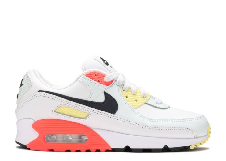 Nike Wmns Air Max 90 - Summit White Bright Mango