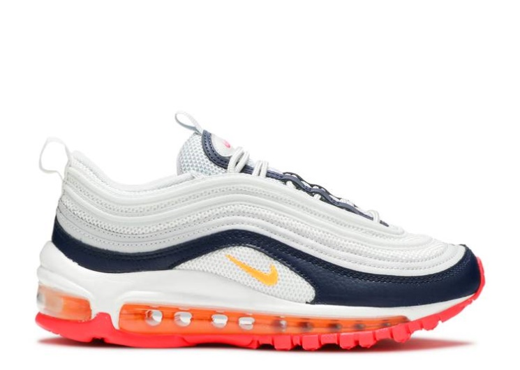 Nike Wmns Air Max 97 - Platinum Navy Orange