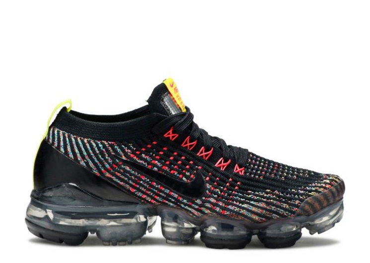 Nike Wmns Air Vapormax Flyknit 3 - Black Multi-Color