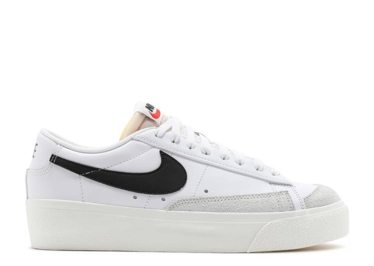 Nike Wmns Blazer Low Platform - White Black