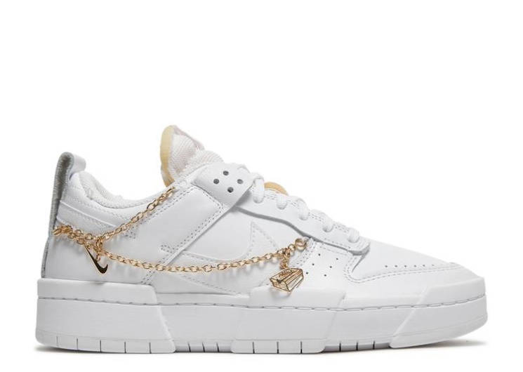 White/Metallicgold/White