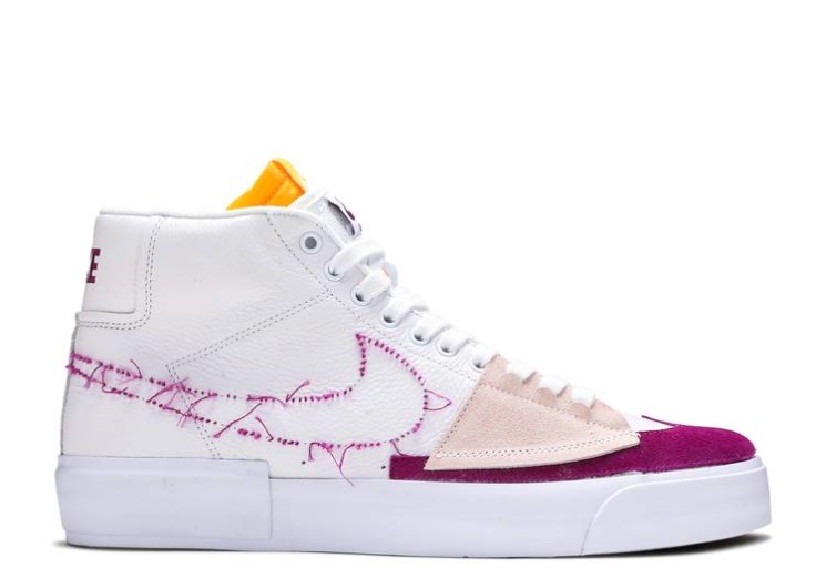 Nike Zoom Blazer Mid Edge Sb - White Viotech