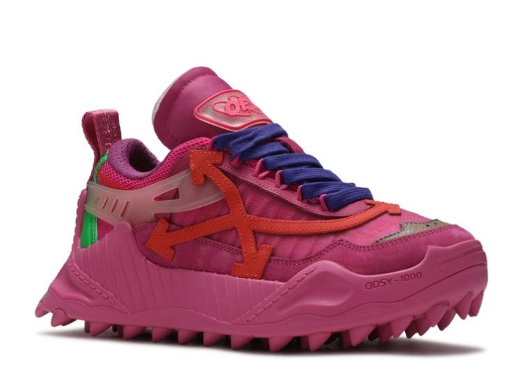 Off- White Wmns Odsy-1000 Fuchsia/Multicolor