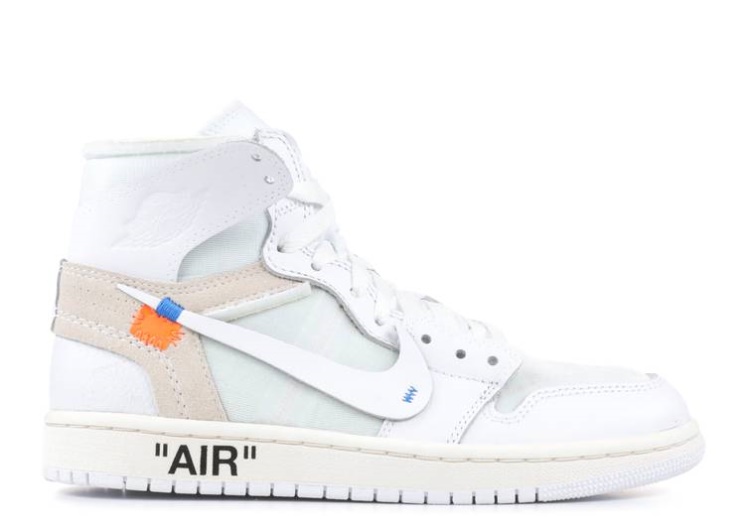 Off-White X Air Jordan 1 Retro High Og Bg - White 2018