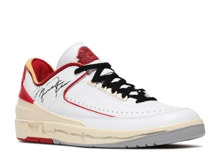 Off-White X Air Jordan 2 Retro Low Sp - White Varsity Red