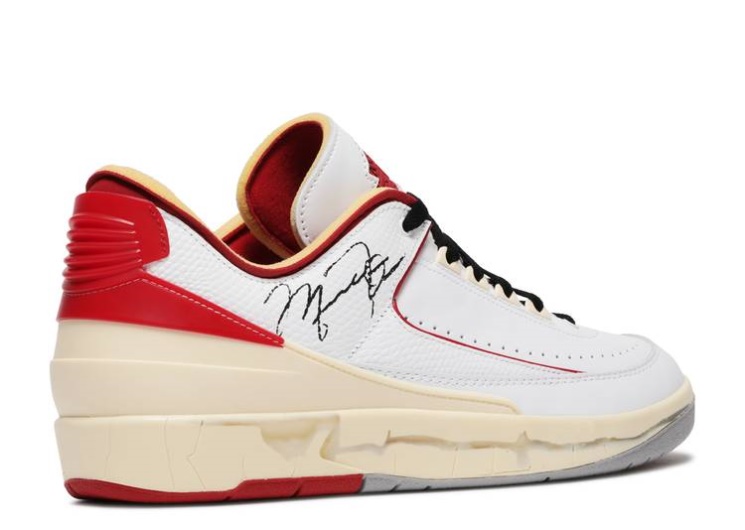 Off-White X Air Jordan 2 Retro Low Sp - White Varsity Red