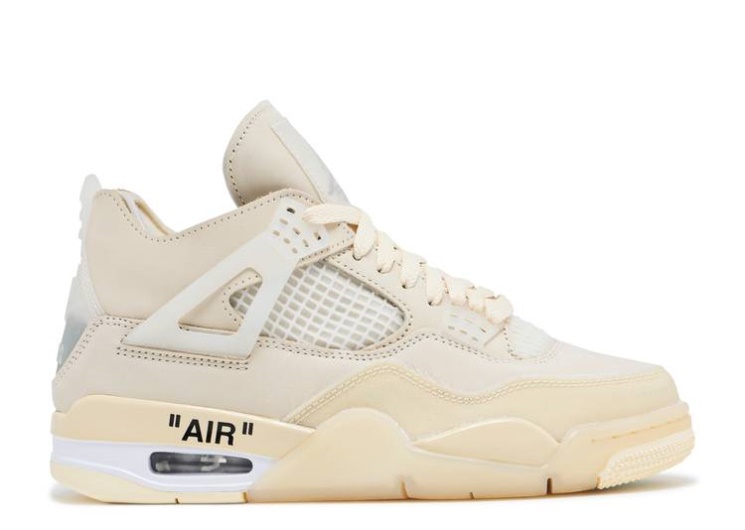 Off-White X Wmns Air Jordan 4 Sp - Sail