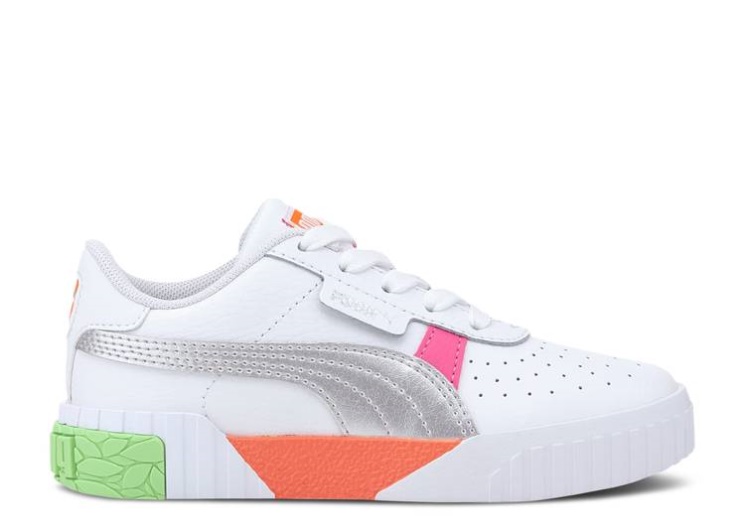 Puma Cali Crazy Little Kid - White Glowing Pink