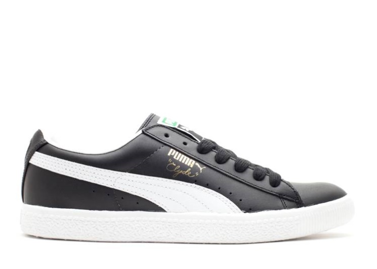 Puma Clyde Leather Fs Black/White