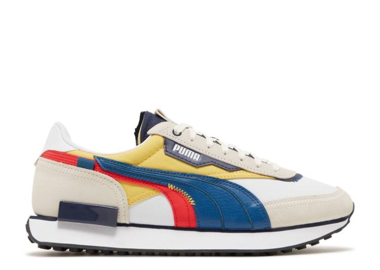 Puma Future Rider - Displaced White/Sailing Blue