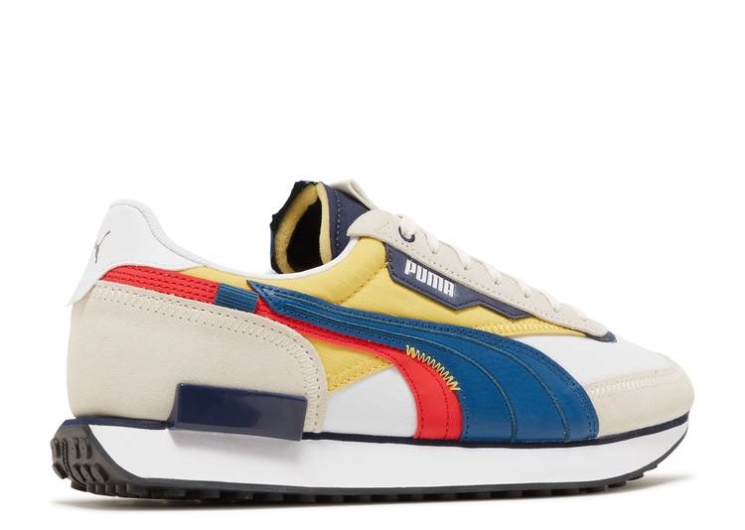 Puma Future Rider - Displaced White/Sailing Blue
