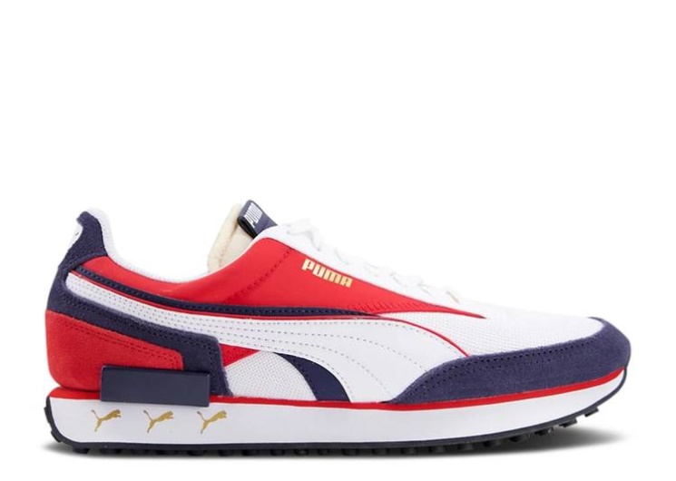 Puma Future Rider - White Red Blue Asos Exclusive