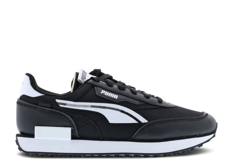 Puma Future Rider Big Kid - Black White