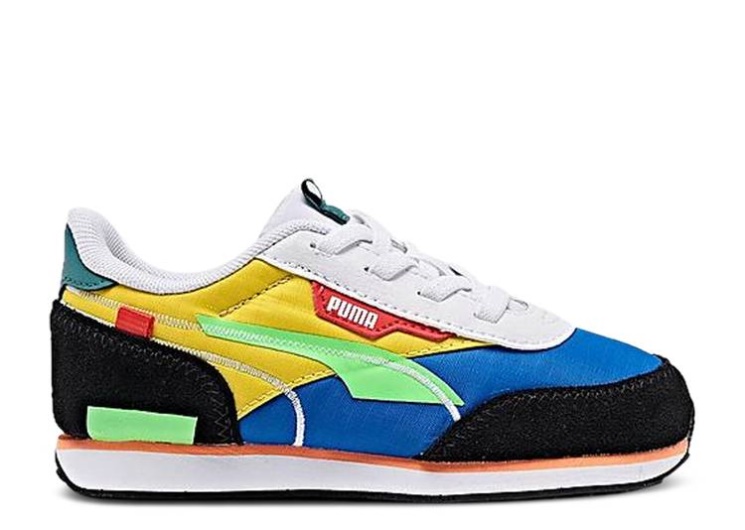 Puma Future Rider Twofold Infant - Blue Yellow