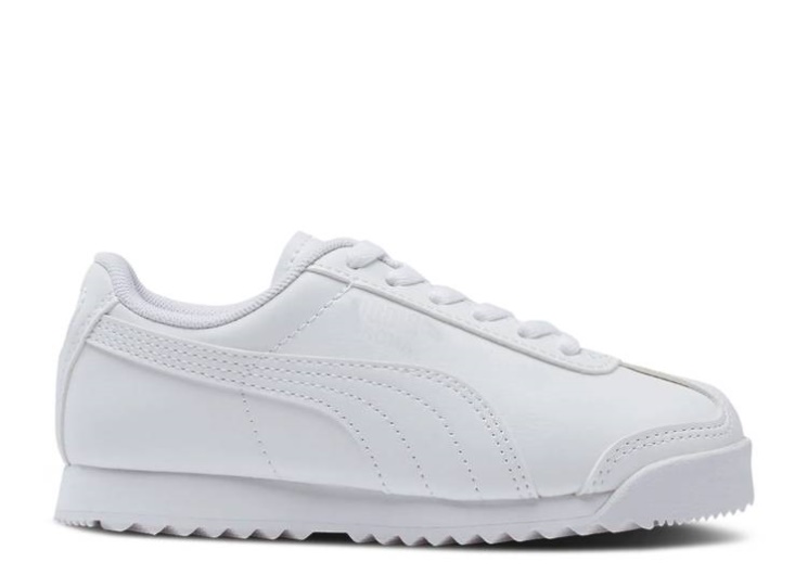 Puma Roma Basic Little Kid - White Grey Violet