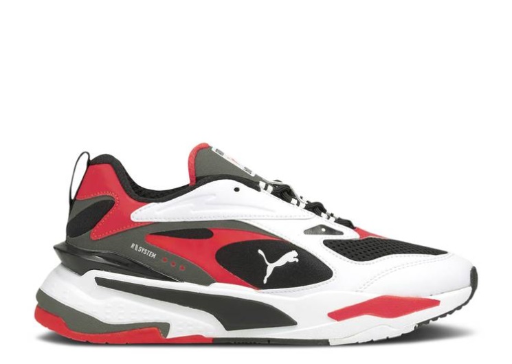 Puma Rs-Fast Jr - Black Red Blast