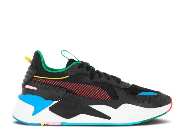 Black/Red/French Blue/Yellow