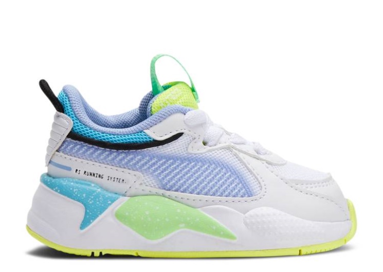 Puma Rs-X Infant - Airbrush White/Blue/Yellow/Green