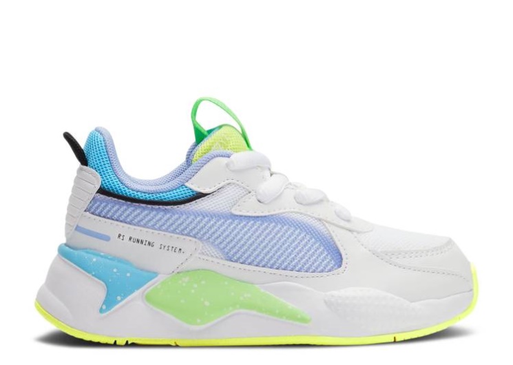 White/Blue/Yellow/Green