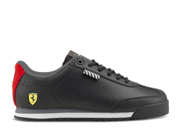 Puma Scuderia Ferrari X Roma Jr - Black Rosso Corsa