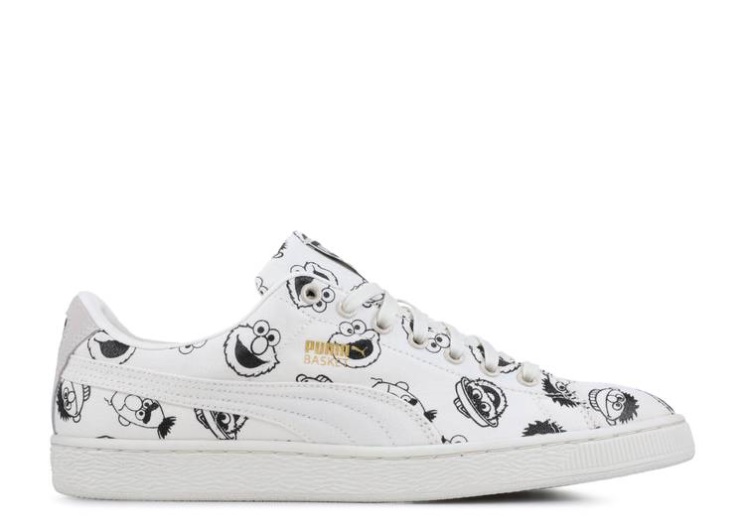 Puma Sesame Street X Basket - Whisper White