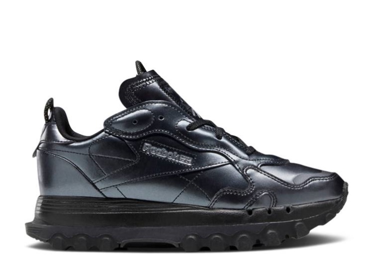 Reebok Cardi B X Classic Leather - Black Dark Silver