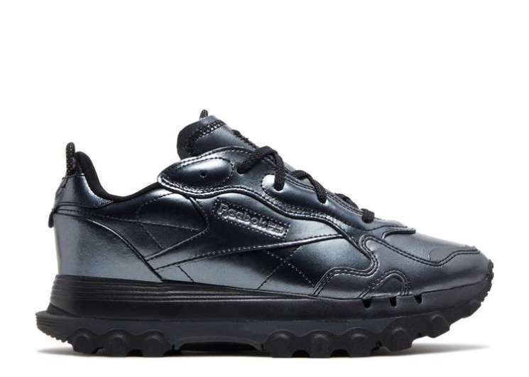 Reebok Cardi B X Wmns Classic Leather - Black Dark Silver