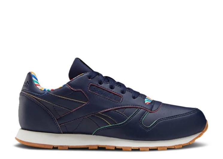 Reebok Classic Leather Big Kid - Colorful Stripe