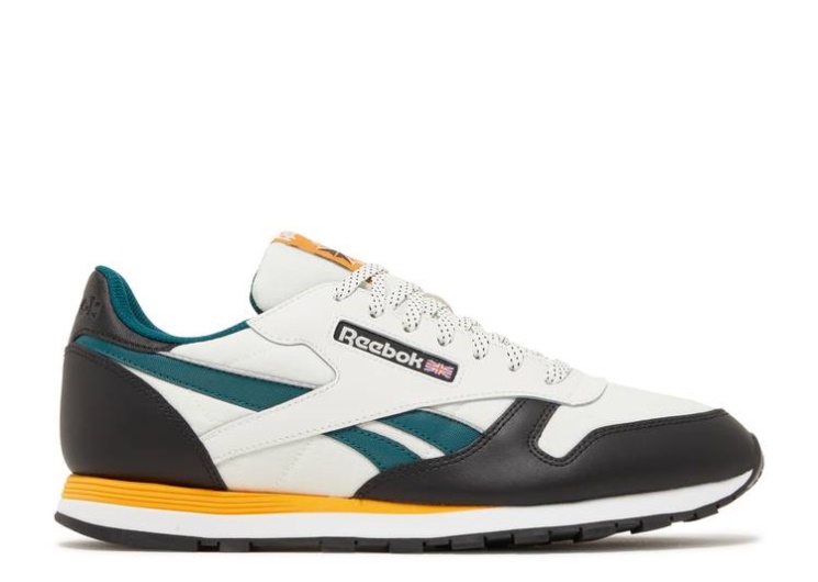Reebok Classic Leather Chalk/Black/Semisolar Gold