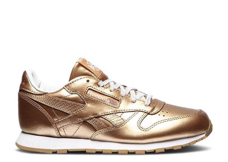 Reebok Classic Leather Metallic J - Brass