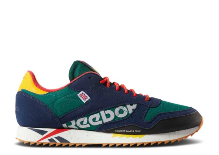Reebok Classic Leather Ripple Altered - Green Red