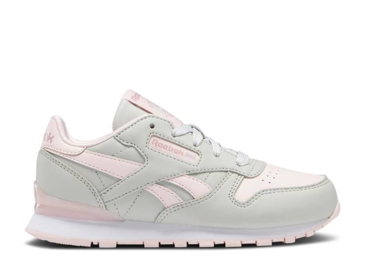 Reebok Classic Leather Step - N Flash Little Kid - Grey Porcelain Pink