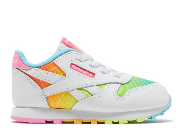 Reebok Classic Leather Toddler - Rainbow