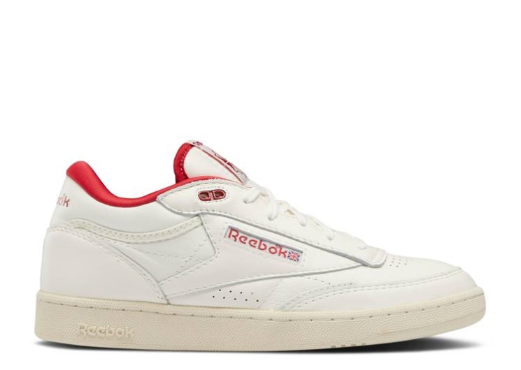 Reebok Club C Mid 2 Vintage - Chalk Flash Red