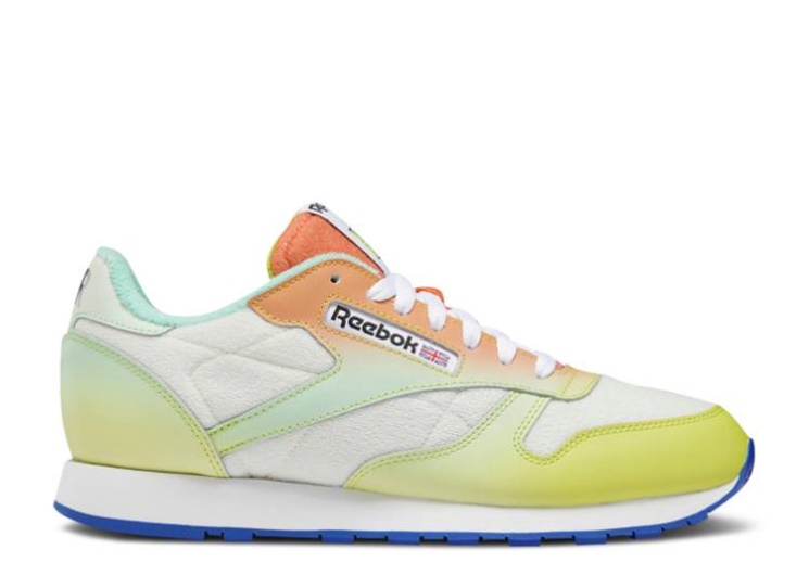 Reebok Daniel Moon X Classic Leather - Acid Yellow Bright Cobalt