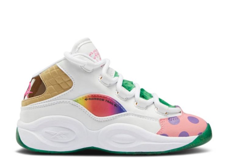 Reebok Hasbro X Question Mid Little Kid - Candy Land