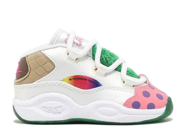 Reebok Hasbro X Question Mid Toddler - Candy Land