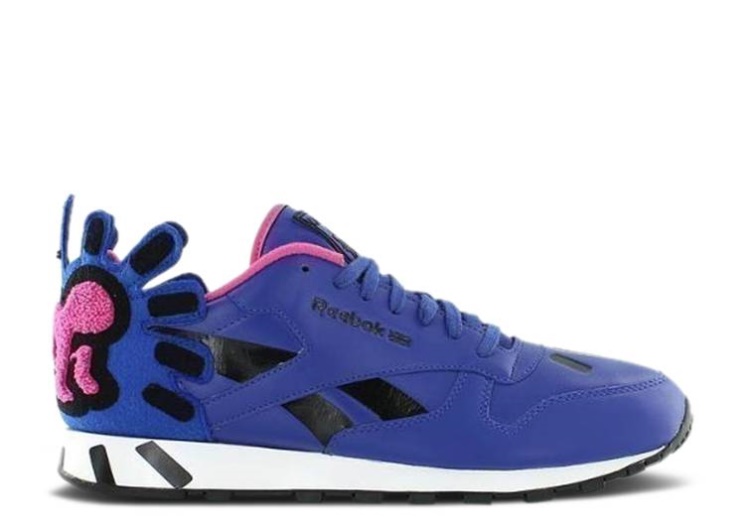 Reebok Keith Haring X Classic Leather Lux - Vital Blue Pink
