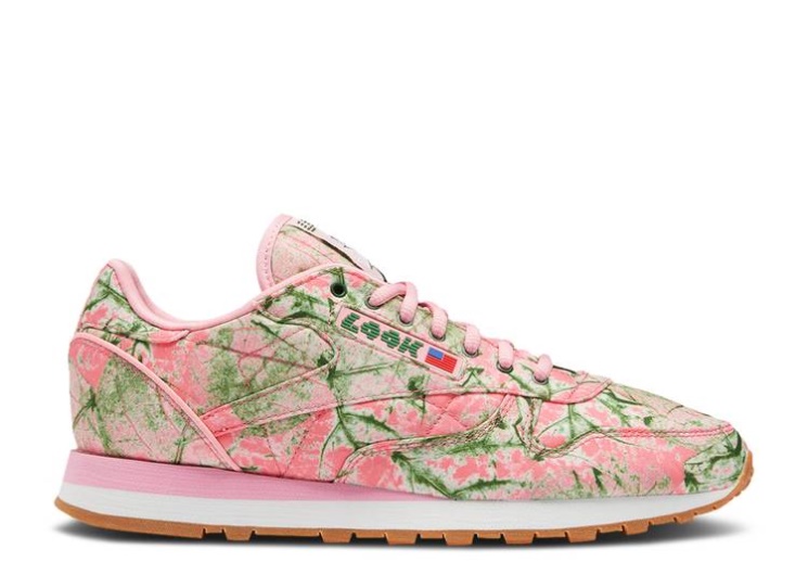 Reebok Lqqk Studios X Classic Leather - Leaf Camo Pink Flower