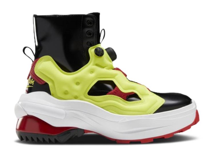 Reebok Maison Margiela X Instapump Fury Tabi - Black Yellow Red