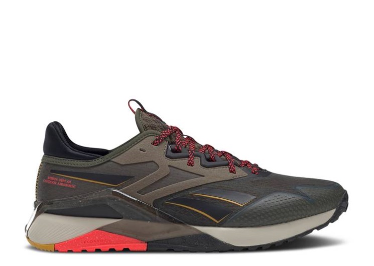 Reebok Nano X2 Tr Adventure - Army Green Neon Cherry